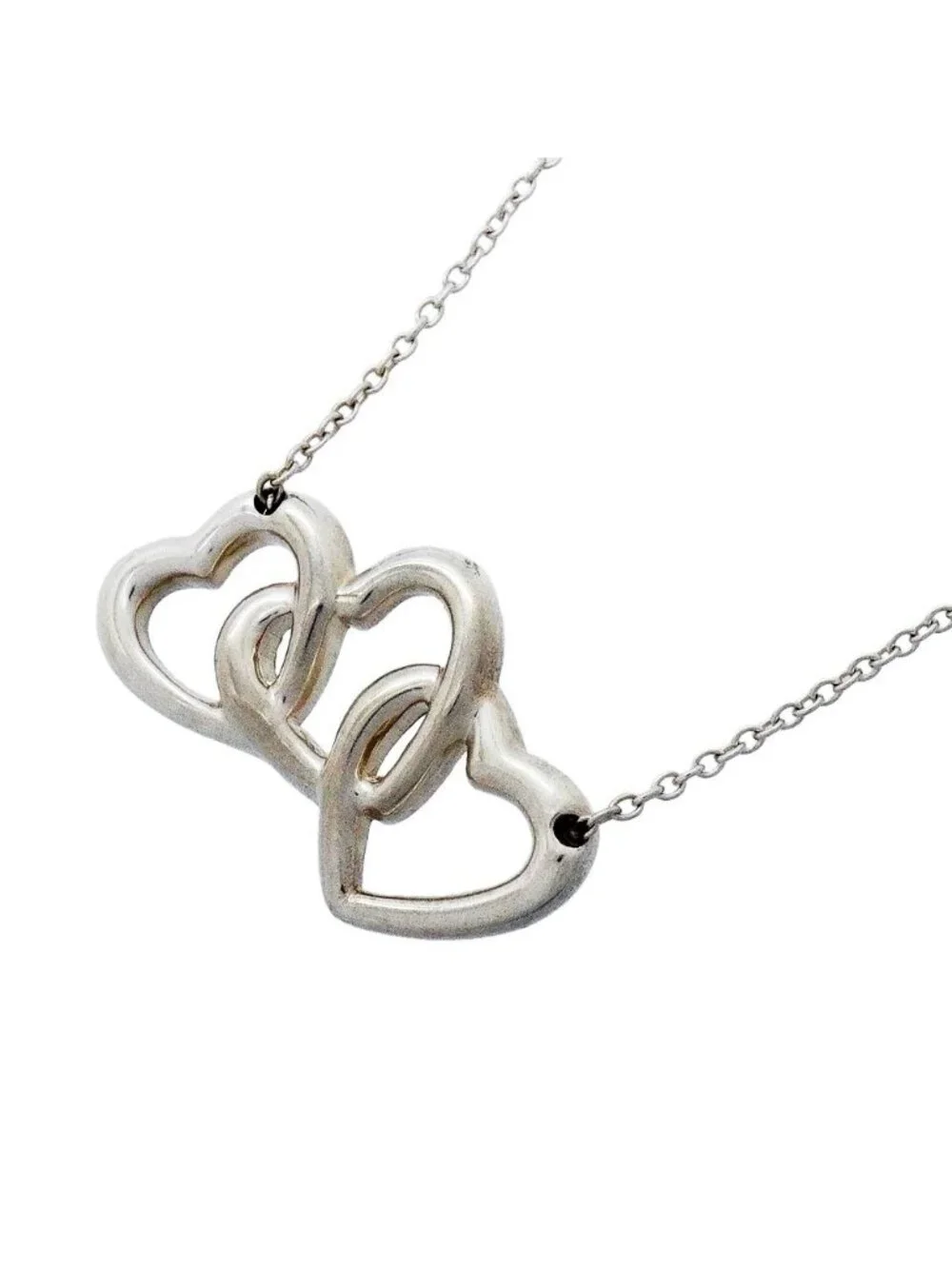 Tiffany & Co Necklace Triple Silver